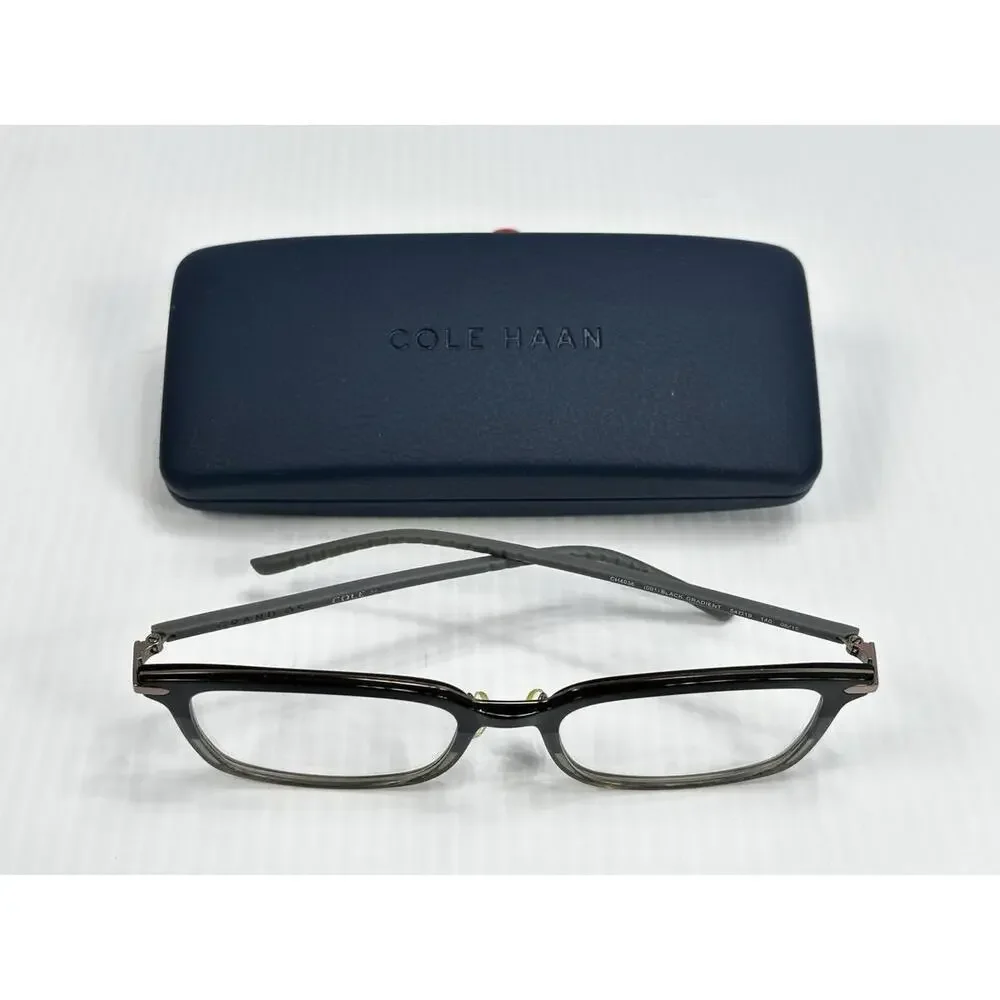 Cole Haan Eyeglasses Frames CH4036 001 BLACK GRADIENT Square Full Rim‎ 54-19-140